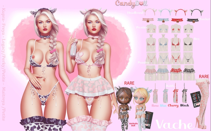 _CandyDoll_ Chocker Blue