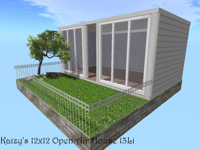 Kaizy's 12x12 Open Air House - Fog & Purple