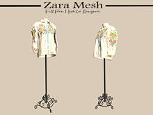 Zara Mesh - Clothes - Blouse on Hanger - FULL PERM MESH