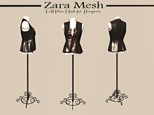 Zara Mesh - Clothes - Corset on Hanger 2 - FULL PERM MESH