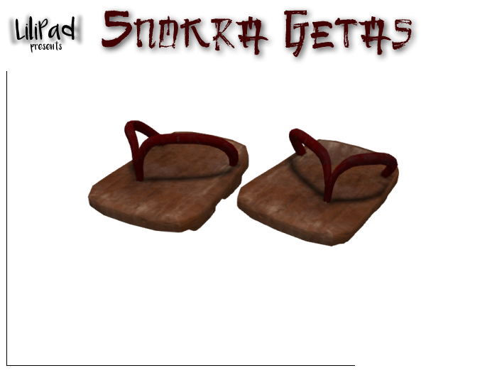 [Lilipad] Geta Sandals