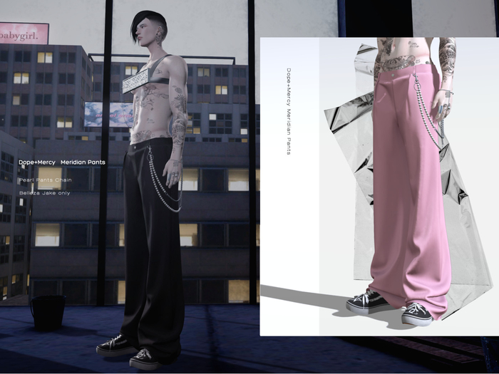[Dope+Mercy] Meridian Pants_Pink