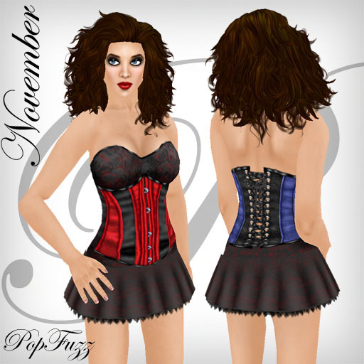 PopFuzz - November - Underbust Corset and Dress