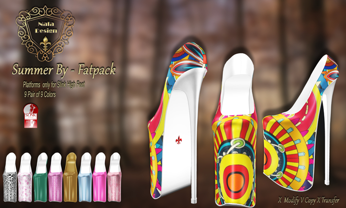 Nala Design - Summer Bye Platform Fatpack - Only Slink High