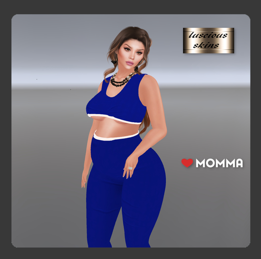 ACTIVE WEAR  NAVY. LOVE MOMMA