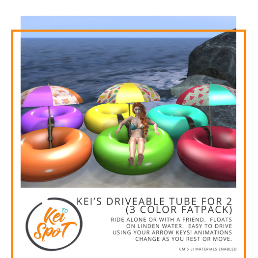 Kei's Driveable Tube for 2 (fatpack) - Boxed