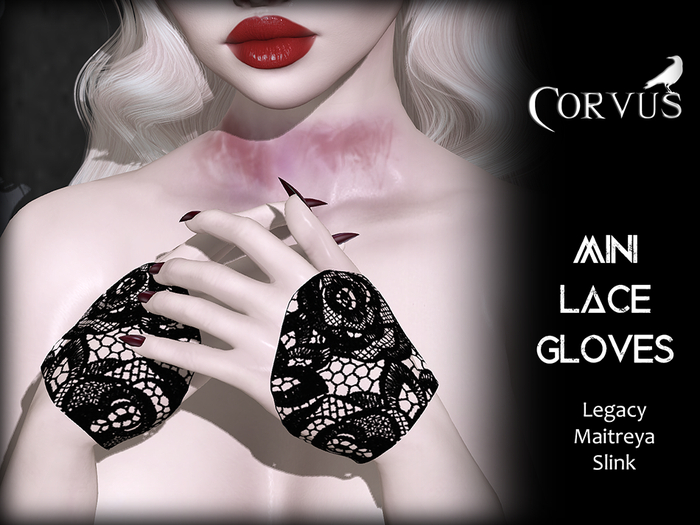 Corvus : Mini Lace Gloves