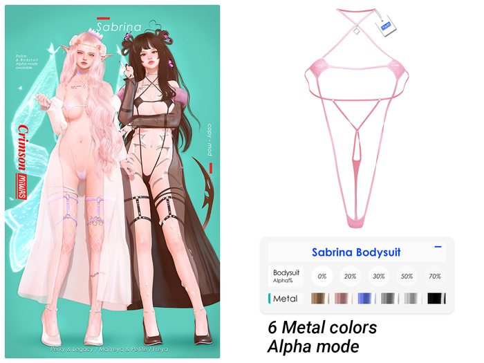 MIWAS + Sabrina Bodysuit #Pink