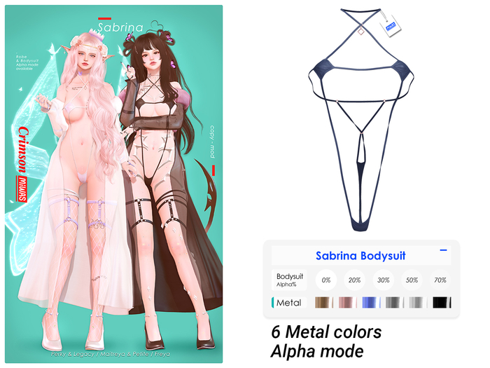 MIWAS + Sabrina Bodysuit #Blue