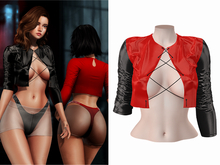 -[ vagrant ]- Ella Jacket - Latex Light Red
