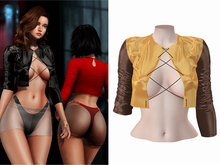 -[ vagrant ]- Ella Jacket - Latex Gold