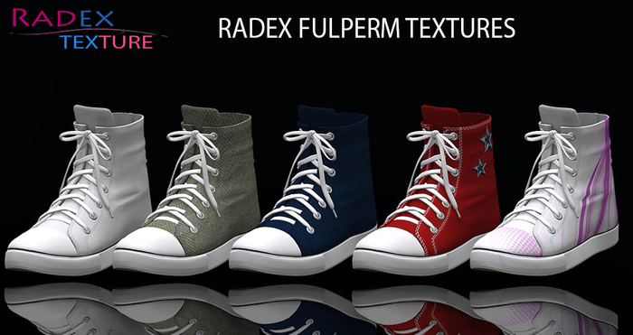 RADEX FULPERM TEXTURES F9 High Ankle Sneakers