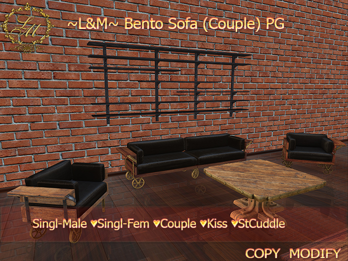~L&M~ Bento Sofa (Couple) PG