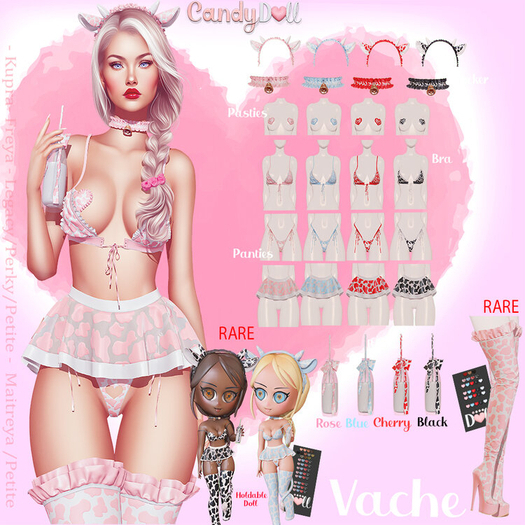_CandyDoll_ Headband Cherry