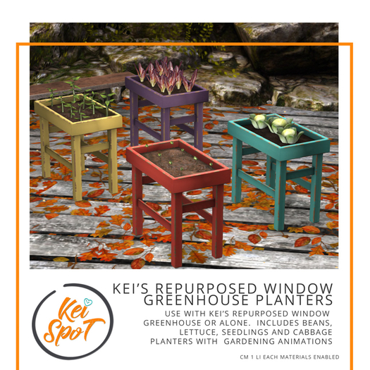 Kei's Repurposed Window Greenhouse Planters