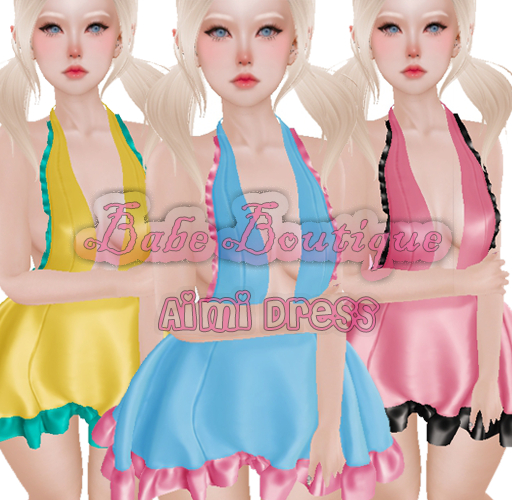 Glampire AIMI DRESS YELLOW - BOXED