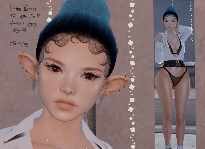 Hina Lelutka Evolution X Shape (Avalon) Copy/Mod