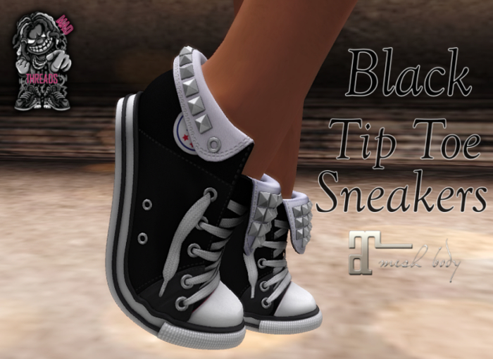 [MAD] Tip Toe Sneakers Black