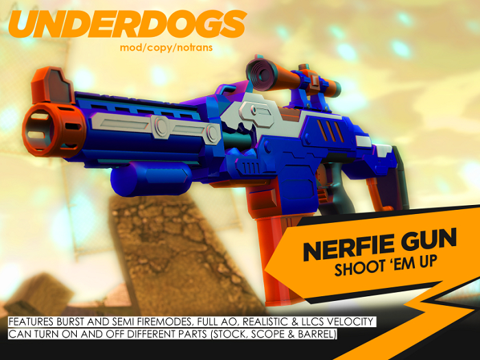 [UnderDogs] - Nerfie Combat Rifle - Shoot Em Up 