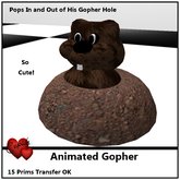 *CUPIDS*Animated Gopher in a Hole