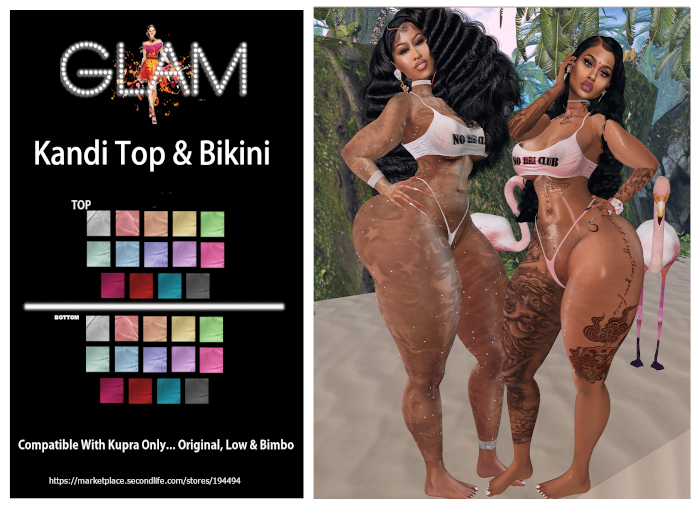 ***Kandi Kupra Top & Bikini FATPACK***