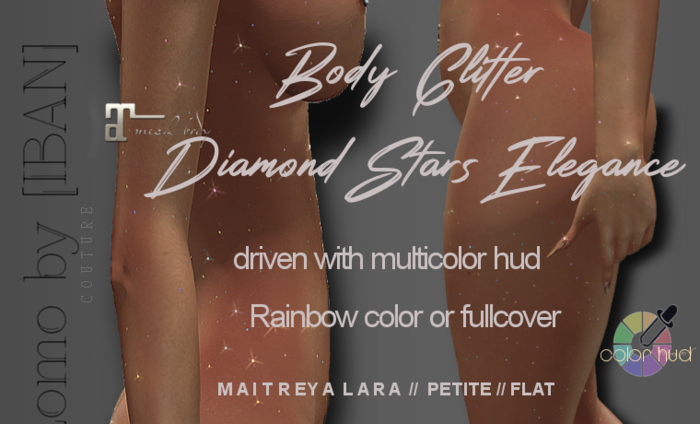 [ IBAN ] //357 BODY GLITTER DIAMOND STARS ELEGANCE