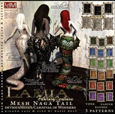 !dM deviousMind "Lamia" NagaTail **EPIDOTE GARTER** (BOX)