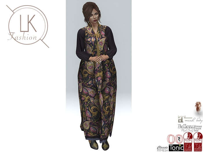 Warda Tunic Dark purple LK Fashion