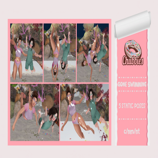 CHUBBIES - GONE SWIMMING POSES - add to unpack