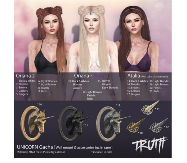 11. TRUTH HAIR Oriana [Browns-Gingers-LBlondes] Boxed RARE