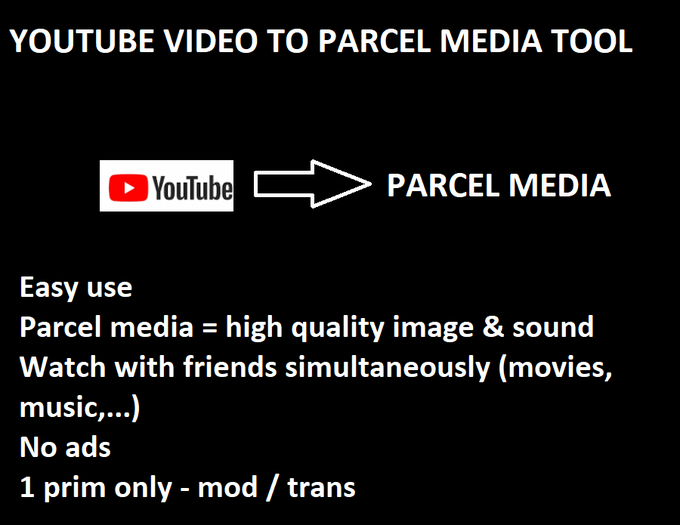 Youtube to land parcel player V7