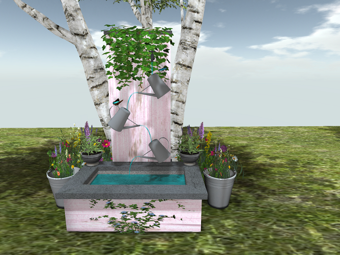 the watering can fountain