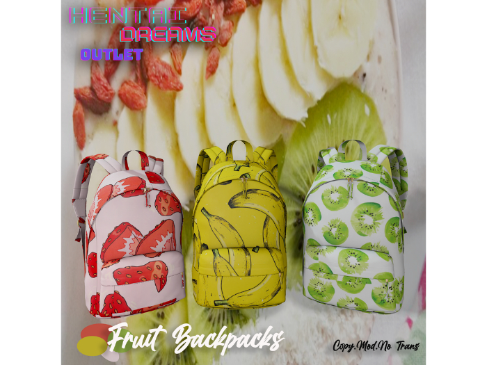 Cursd Pixie. Fruit Backpacks FATPACK