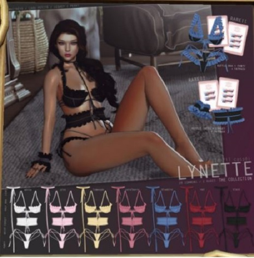 {le fil casse} Lynette Ruffle Bra Maitreya Lemonade