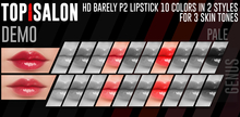 TOP1SALON - HD BARELY P2 LIPSTICK (Genus) DEMO