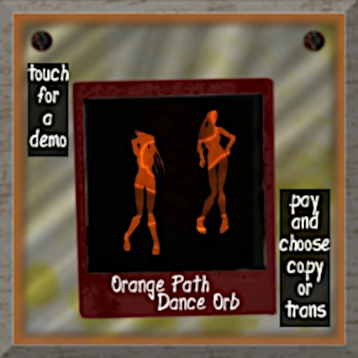 Orange Path Dance Orb