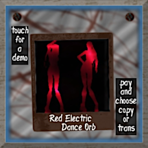 Red Electric Dance Orb