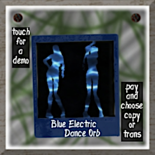 Blue Electric Dance Orb