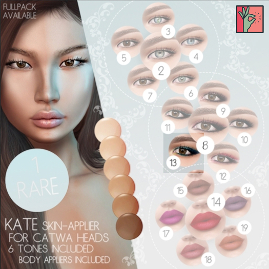 The Face ~ Catwa - PocketGacha (R1) ~ Eyeshadow no.13