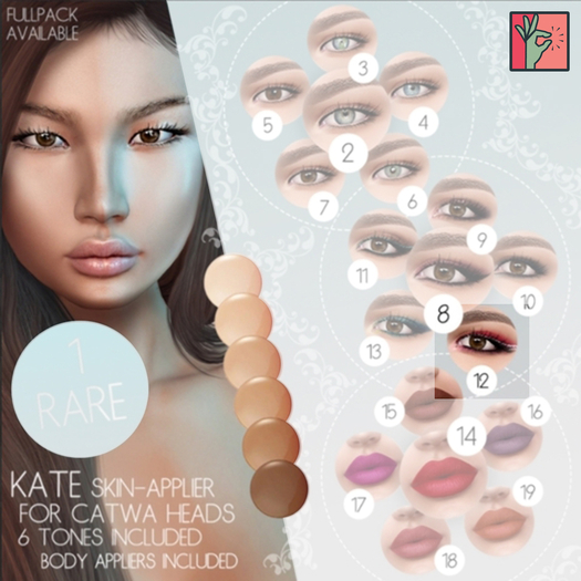 The Face ~ Catwa - PocketGacha (R1) ~ Eyeshadow no.12