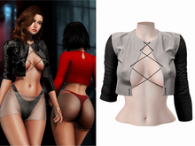 -[ vagrant ]- Ella Jacket - Cloth Silver