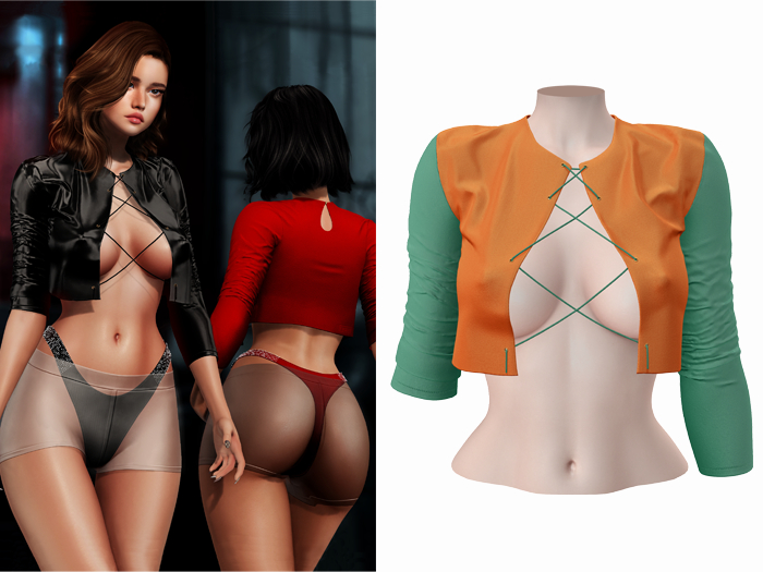 -[ vagrant ]- Ella Jacket - Cloth Orange