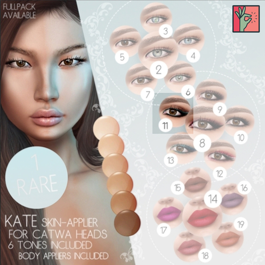 The Face ~ Catwa - PocketGacha (R1) ~ Eyeshadow no.11