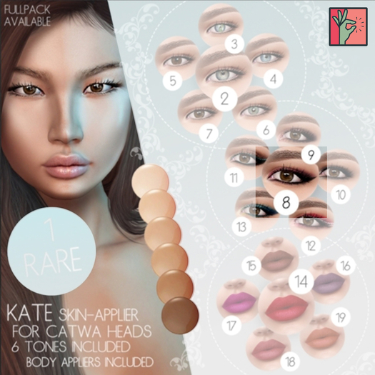 The Face ~ Catwa - PocketGacha (R1) ~ Eyeshadow no.8