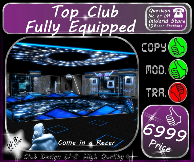 * Top New Club * Fully Equipped * High Quality *