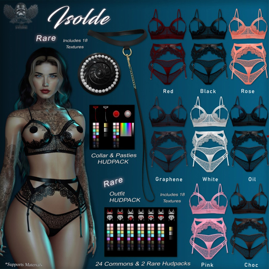 [The Forge] Isolde Garter, Choc, Maitreya