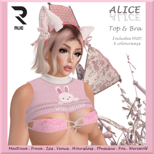 :: RUE :: Alice Top & Bra [FATPACK]