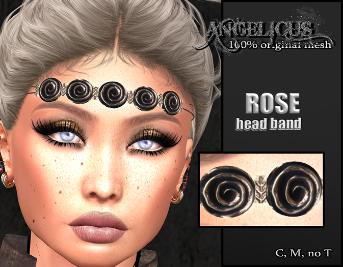 ::ANGELICUS:: Rose head band