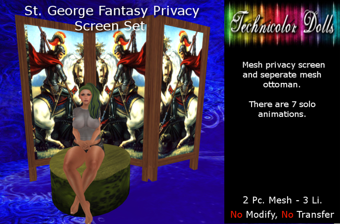 TDolls- St. George Fantasy Privacy Screen Set (Cmtbox)