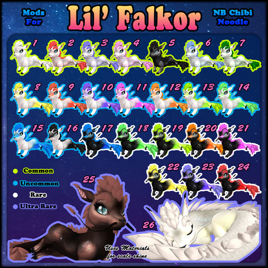 {C} Lil' Falkor - Blue {6}